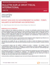 Bulletin sur le droit fiscal international