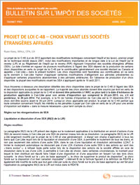 Enjeux fiscaux des sociétés