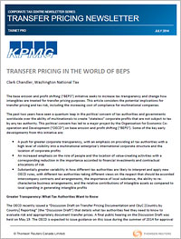 Transfer Pricing Newsletter